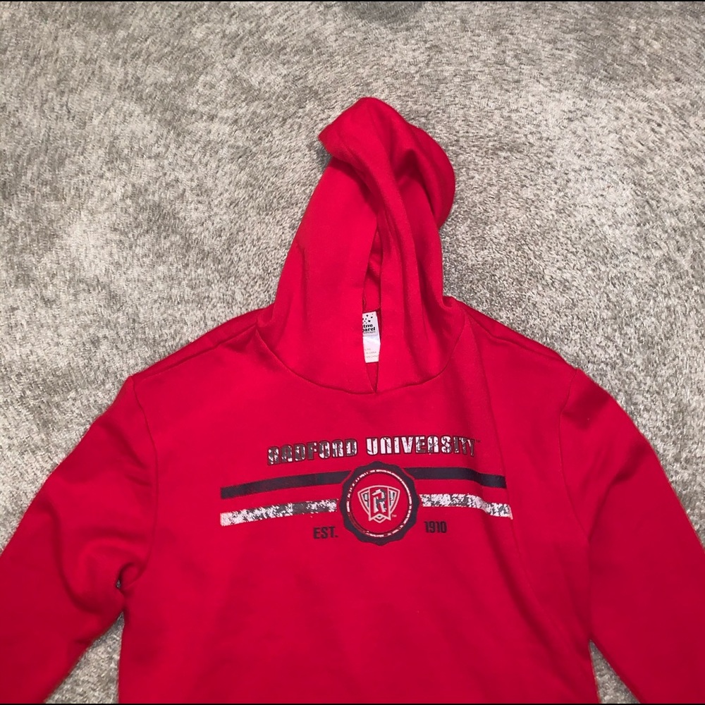 creative apparel juniors red hoodie size XL - Picture 4 of 8